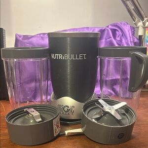 NutriBullet Magic Bullet Blender Set - Gray